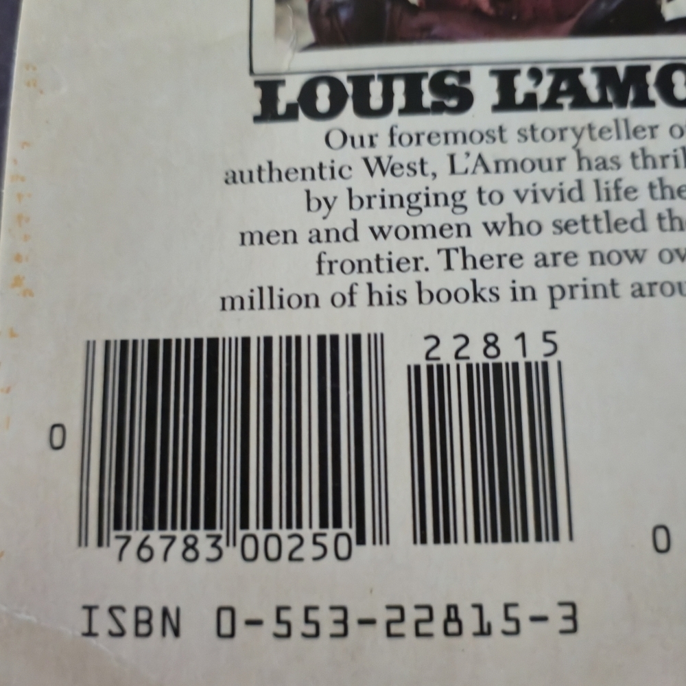 Louis L’Amour The Daybreakers 1982 Vintage Paperback The Sacketts #3 - Picture 2 of 7